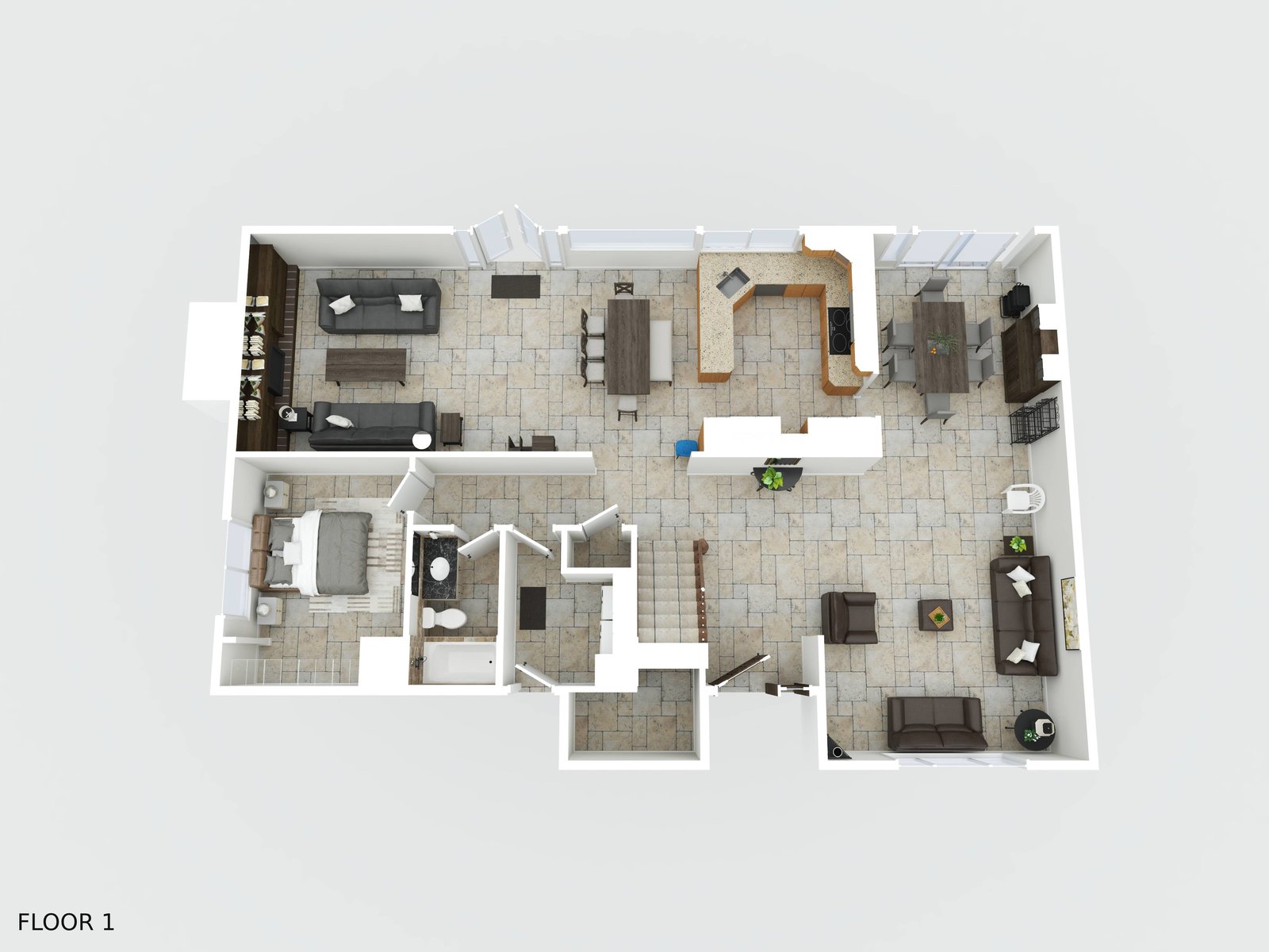 420 S Rolling Hills Place, Anaheim Hills floor plan - first floor