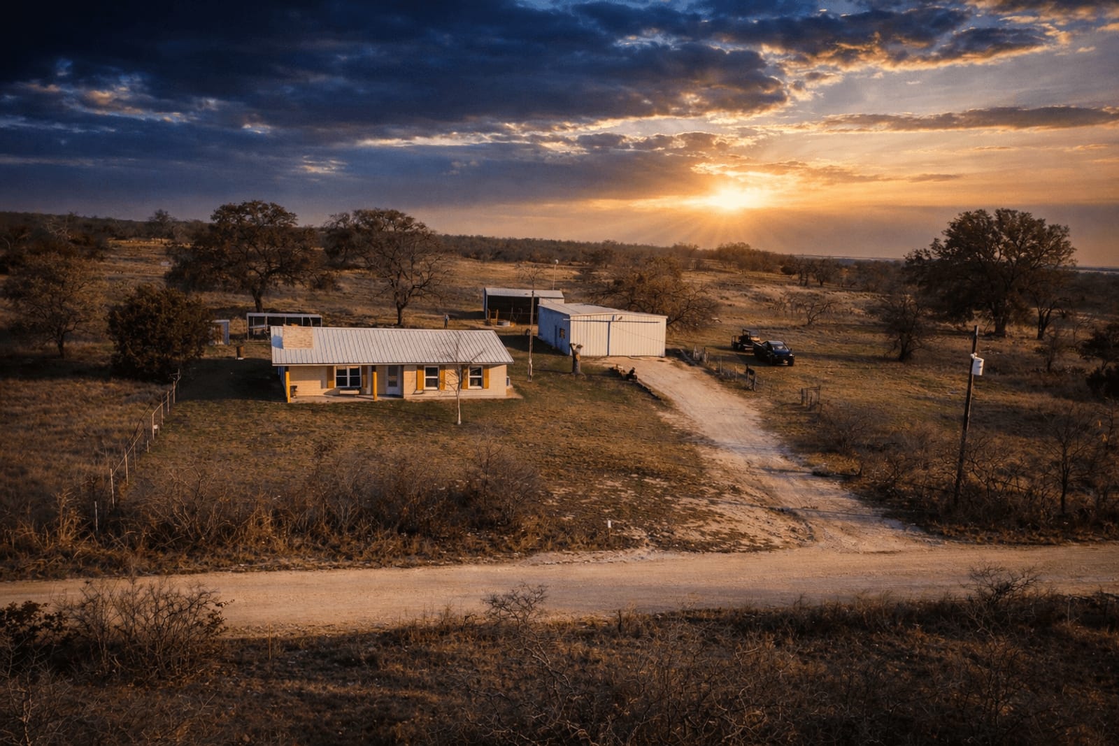 Country Home on 47 Acres in Hamilton County TX